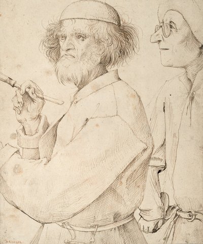 El pintor y el comprador, 1565 de Pieter Bruegel the Elder